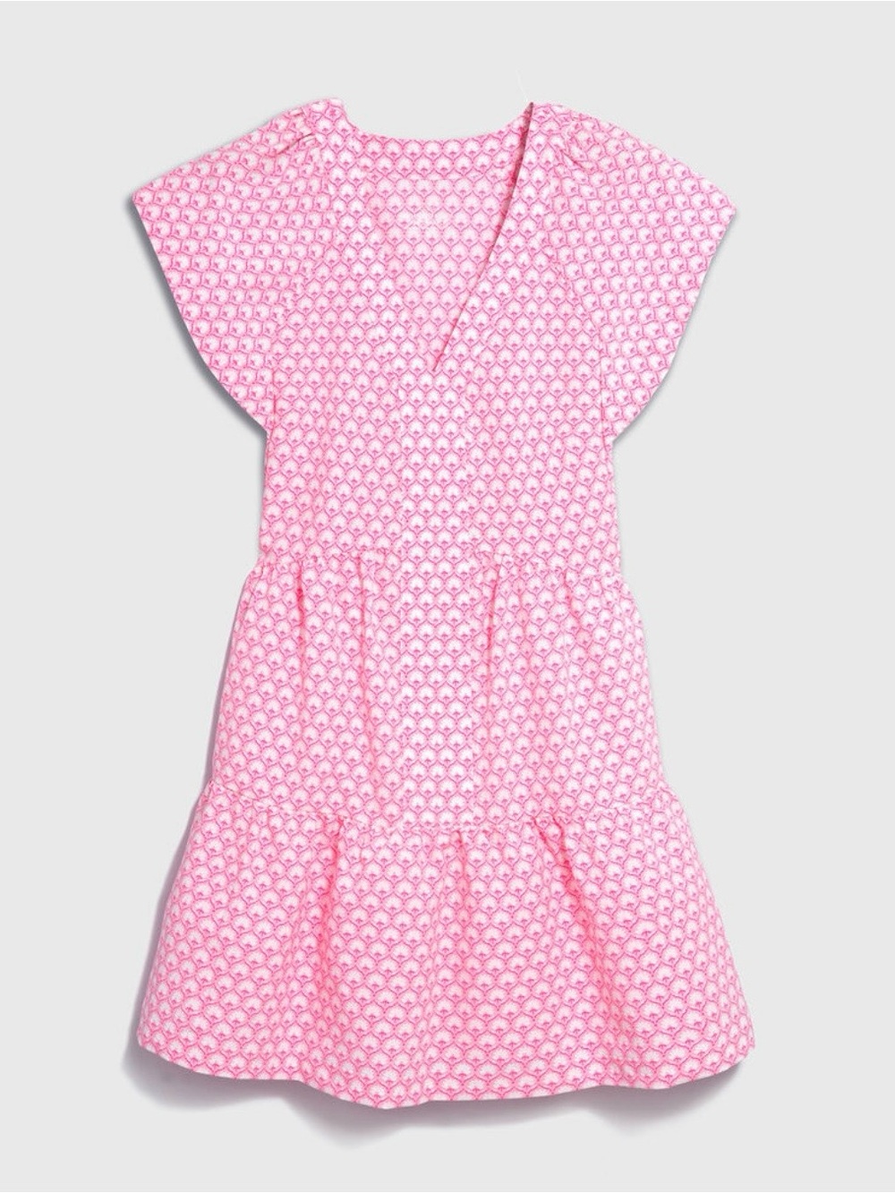 Vineyard Vines Harbor Tiered Dress in Cotton Candy